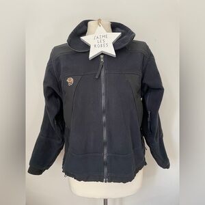 Mountain Hardwear Black Fleece/Ski Jacket